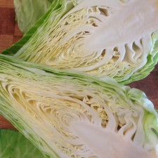 Cabbage leaf layers